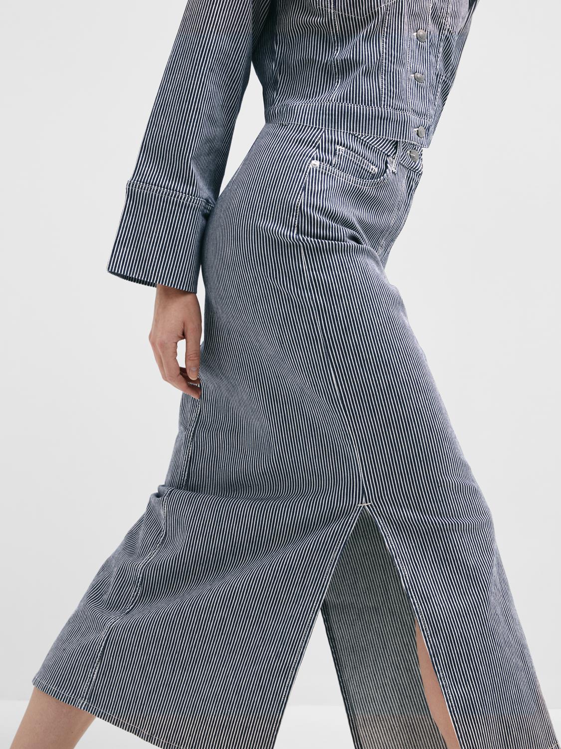 Myra Denim Skjørt - Blå/ Medium Blue Denim